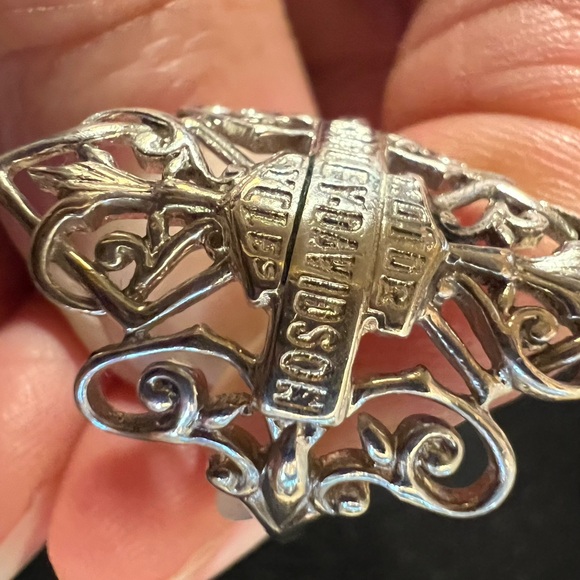 Harley-Davidson® Women's 925 MOD Silver Antique Filigree Ring in MOD Box 💍 - Picture 9 of 16